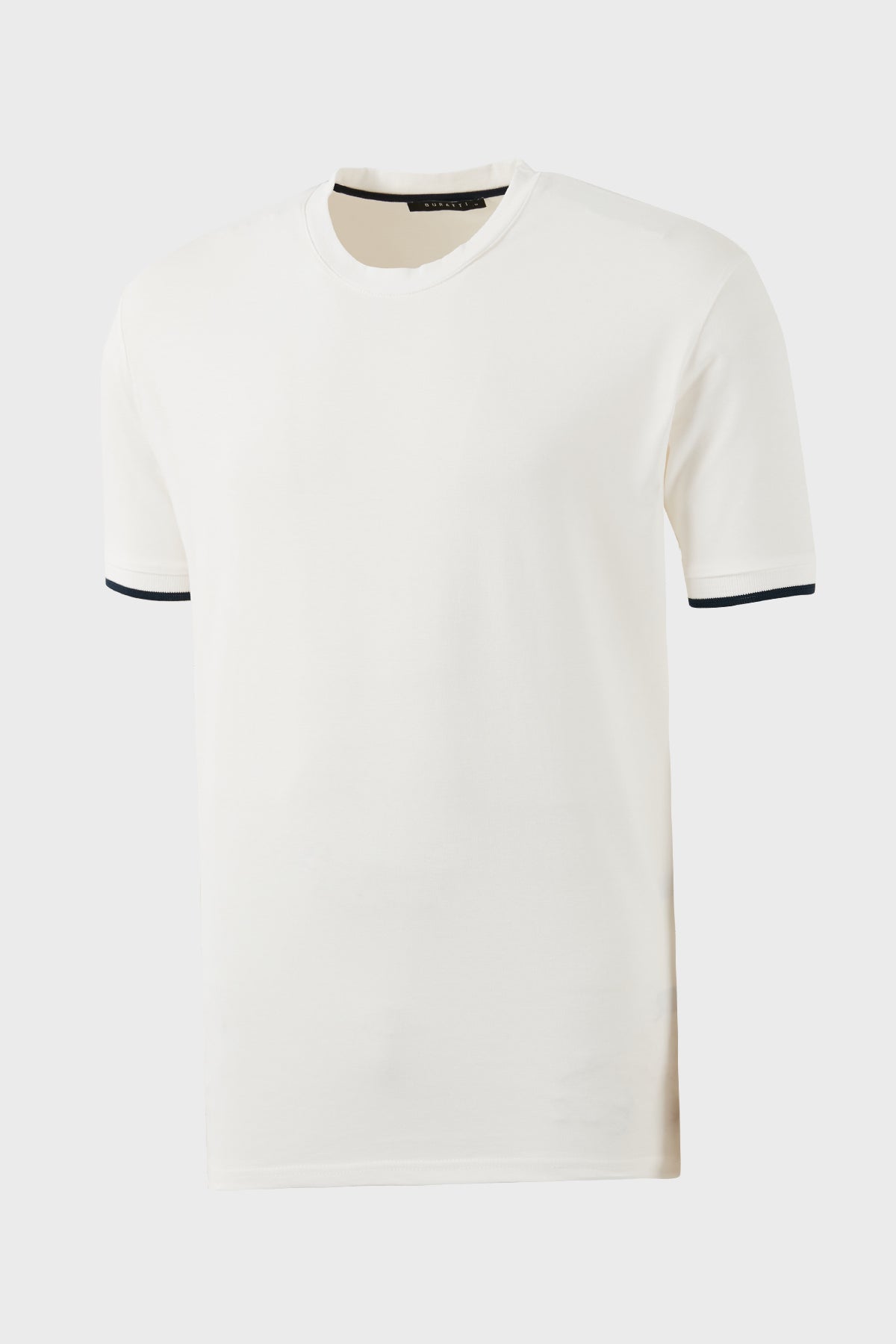Buratti Streç Pamuklu Regular Fit Bisiklet Yaka Erkek T Shirt 5902981 BEYAZ