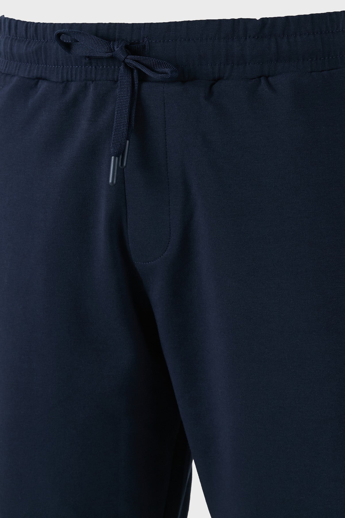 Buratti Pamuklu Regular Fit Normal Bel Belden Bağlamalı Erkek Short 5908021 İNDİGO