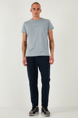 Buratti Pamuklu Regular Fit Yüksek Bel Düz Paça Çimalı Jogger Erkek Pantolon 5908058 LACİVERT