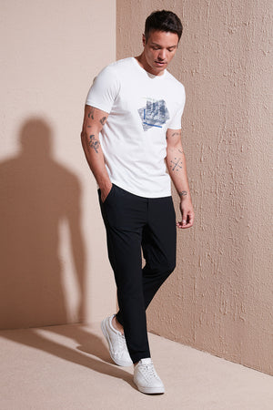 Buratti Streç Regular Fit Normal Bel Düz Paça Jogger Erkek Pantolon CF25617801 SİYAH