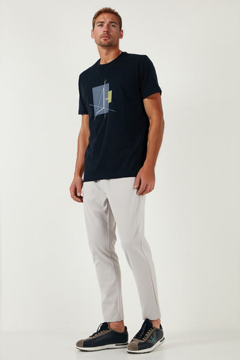 Buratti Streç Regular Fit Normal Bel Düz Paça Jogger Erkek Pantolon CF25617953 GRİ