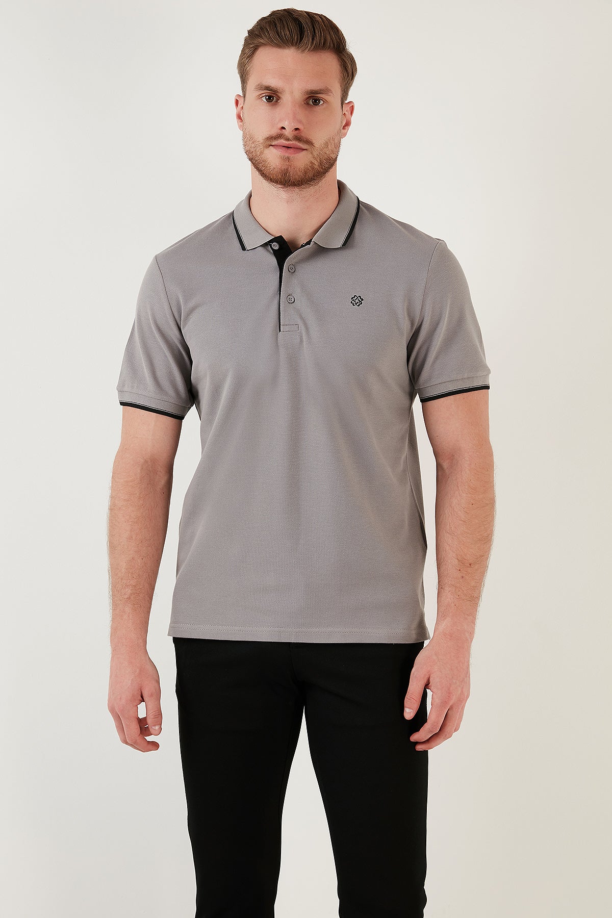 Buratti Pamuklu Slim Fit Şerit Detaylı Düğmeli Polo Yaka 4'lü Paket Erkek T Shirt 5902118S4 BEYAZ-LACİVERTBORDO-MAVİ-TAŞ