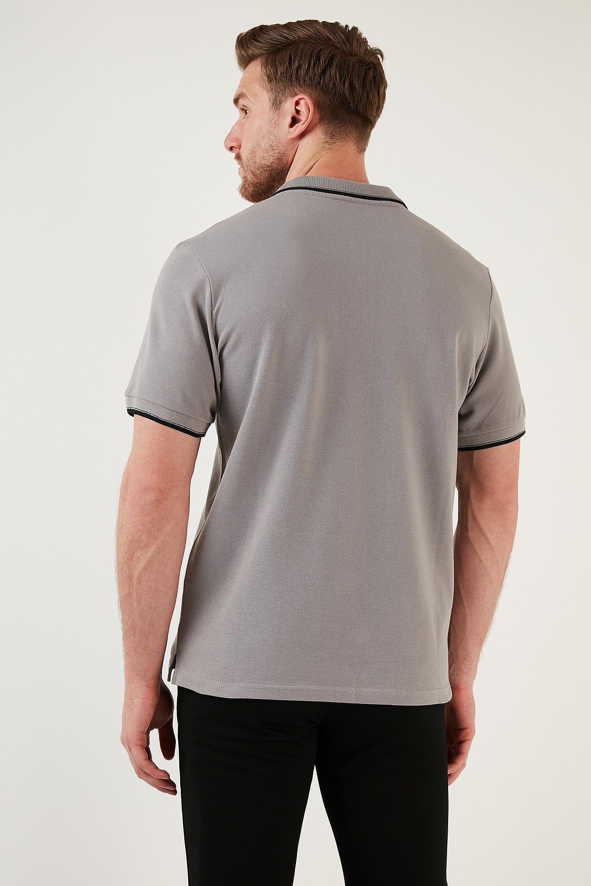 Buratti Pamuklu Slim Fit Şerit Detaylı Düğmeli Polo Yaka 4'lü Paket Erkek T Shirt 5902118S4 BEYAZ-LACİVERTBORDO-MAVİ-TAŞ