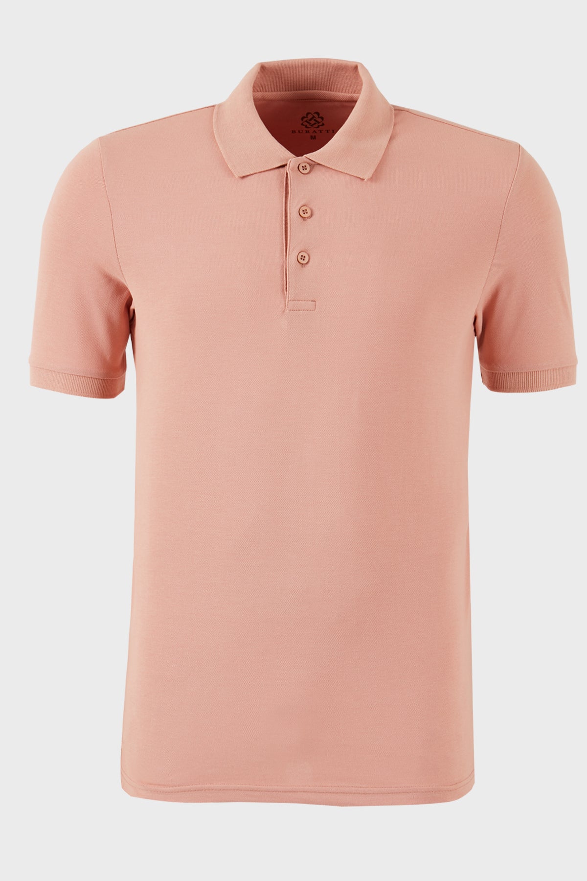 Buratti Pamuklu Regular Fit Düğmeli Polo Yaka 3'lü Paket Erkek T Shirt 5902127S3 Siyah-Vişne-Pudra