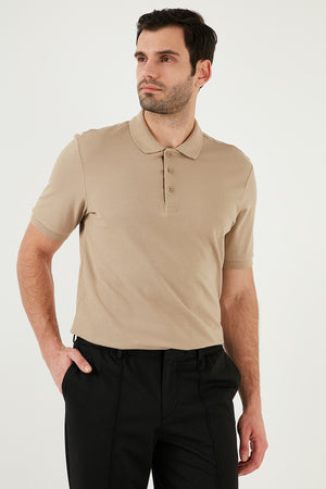 Buratti Pamuklu Regular Fit Düğmeli Polo Yaka 4'lü Paket Erkek T Shirt 5902127S4 Yeşil-Kül-Petrol-Vizon