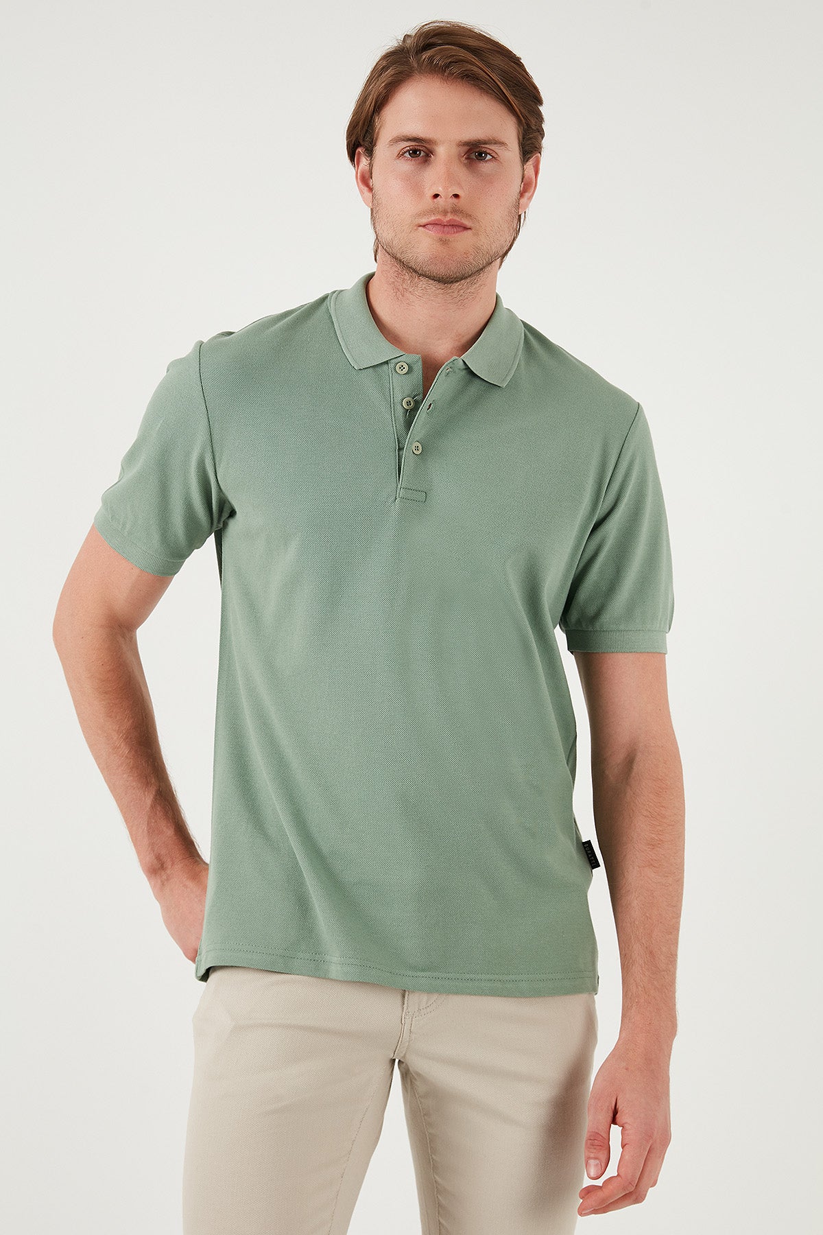 Buratti Pamuklu Regular Fit Düğmeli Polo Yaka 5'li Paket Erkek T Shirt 5902127S5 Vişne-Hardal-Benetton-Elma Yeşili-Koyu Mavi