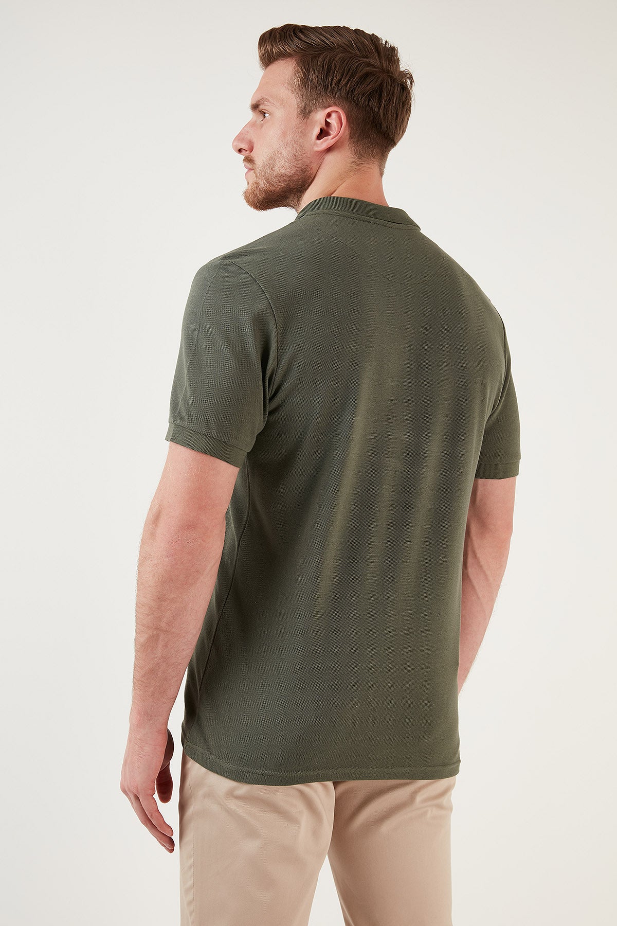 Buratti Pamuklu Regular Fit Düğmeli Polo Yaka 5'li Paket Erkek T Shirt 5902127S5 Siyah-Beyaz-Haki-Vişne-İndigo