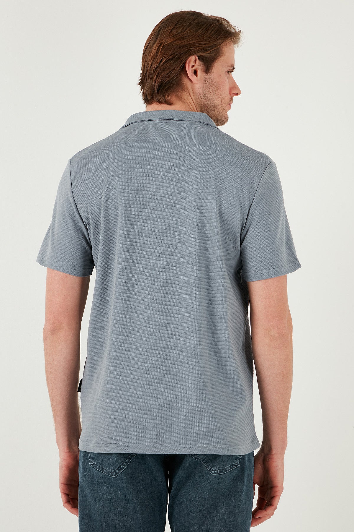 Buratti Pamuklu Regular Fit Kısa Kollu 2'li Paket Erkek Gömlek 5902640S2 SİYAH-AÇIK GRİ