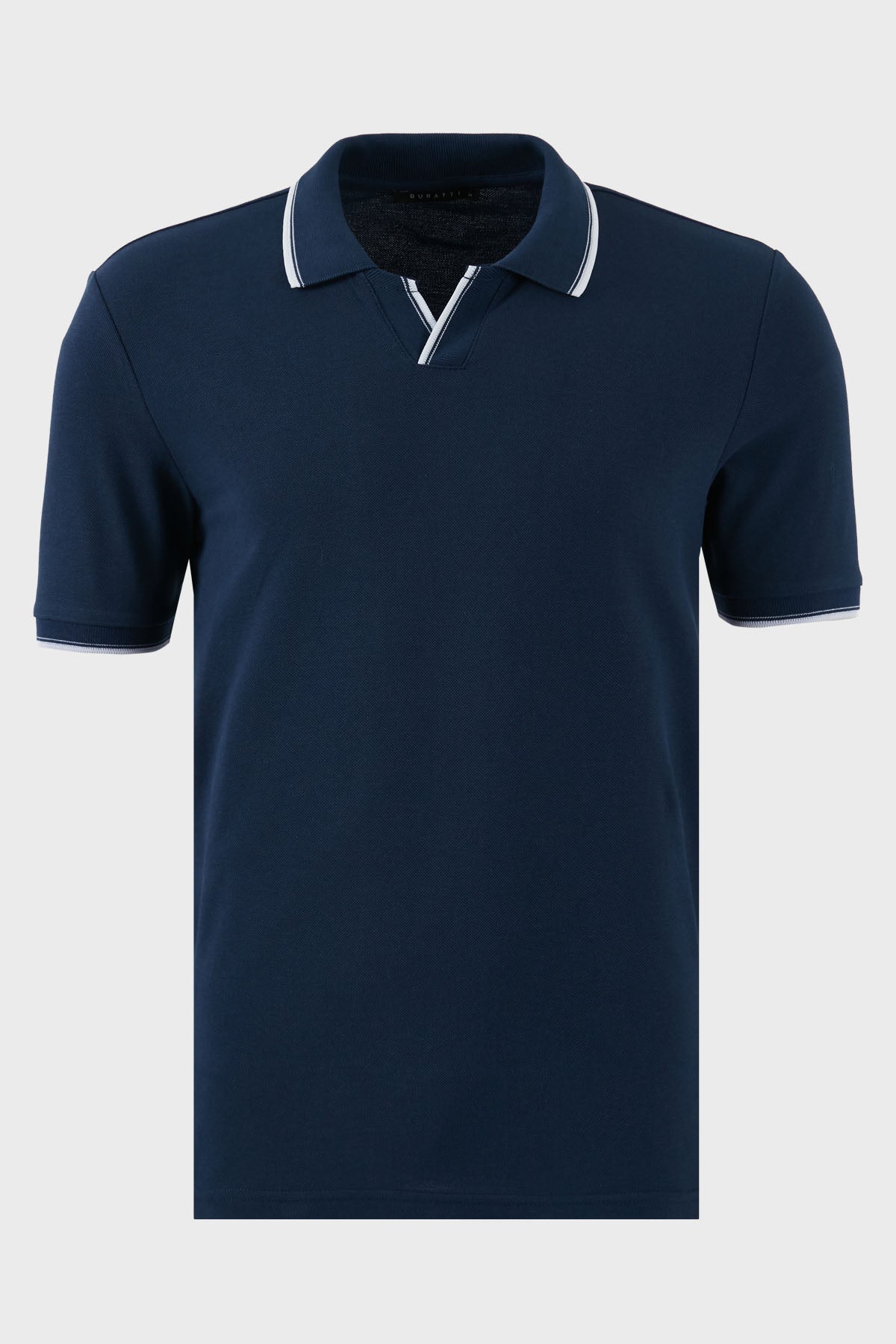 Buratti Pamuklu Regular Fit 3'lü Paket Erkek Polo Yaka T Shirt 59029641518S3 İndigo-Siyah-Beyaz-Mavi