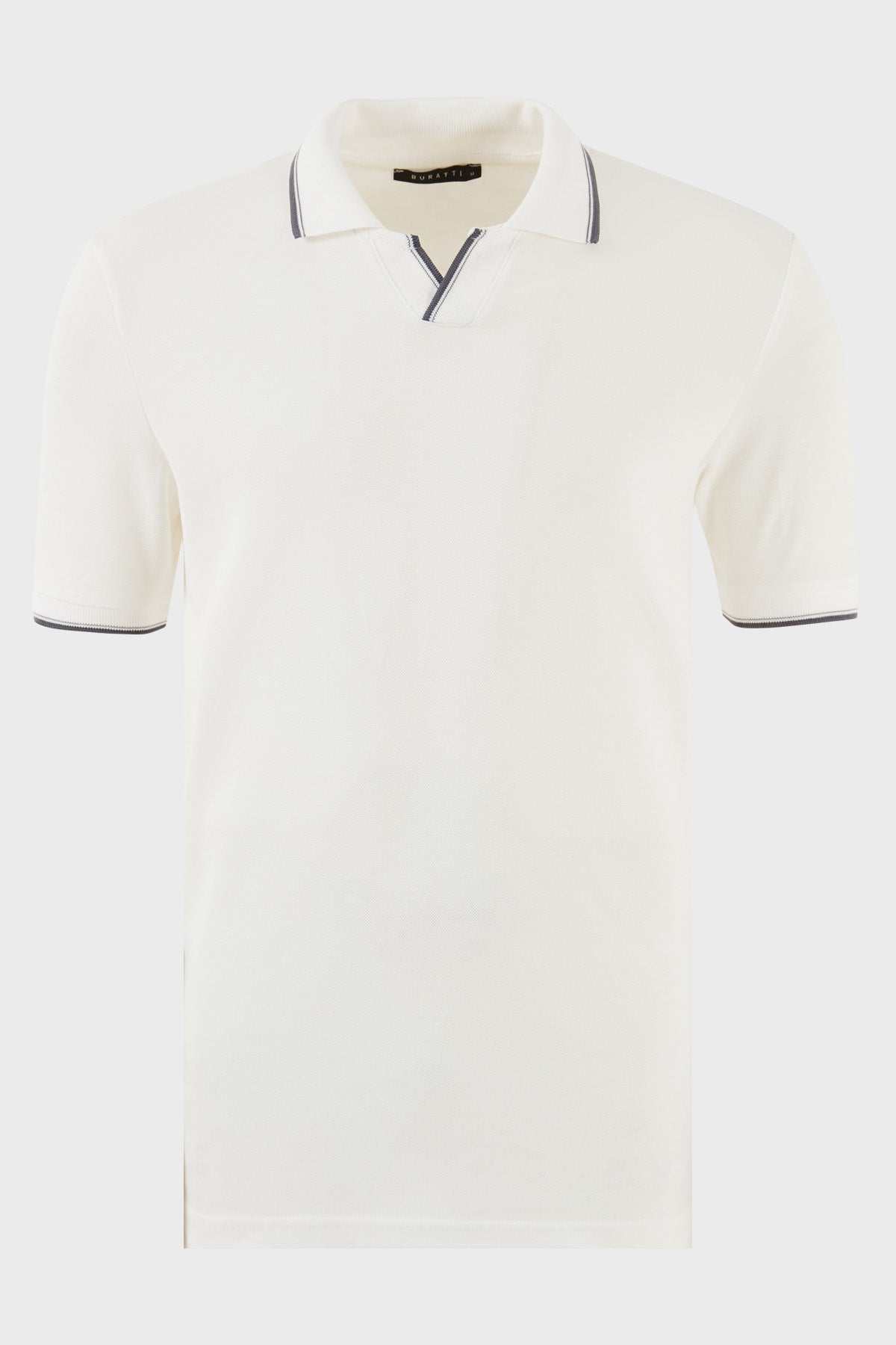 Buratti Pamuklu Regular Fit 3'lü Paket Erkek Polo Yaka T Shirt 59029641527S3 Beyaz-Siyah-Mavi