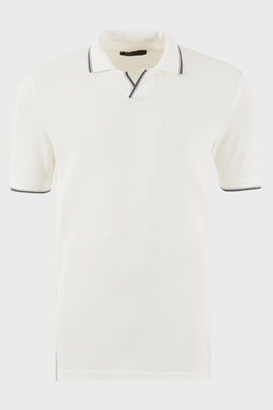 Buratti Pamuklu Regular Fit 3'lü Paket Erkek Polo Yaka T Shirt 59029641827S3 Beyaz-Aqua-Mavi-Beyaz