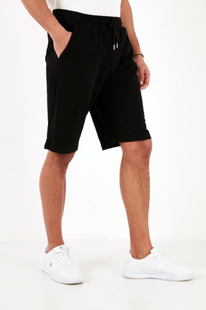 Buratti Pamuklu Regular Fit Normal Bel Cepli 2'li Paket Erkek Şort 590804142S2 SİYAH-ANTRASİT