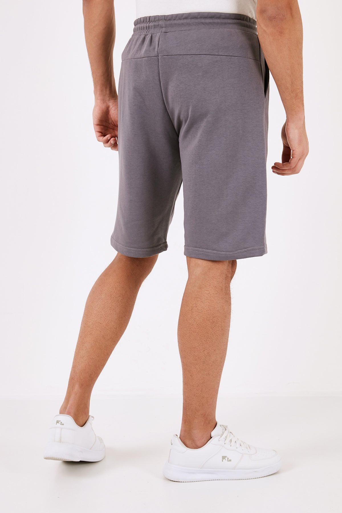 Buratti Pamuklu Regular Fit Normal Bel Cepli 2'li Paket Erkek Şort 590804142S2 Antrasit-Hunter