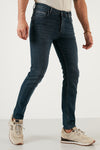 Buratti Pamuklu Normal Bel Slim Fit Dar Paça Jeans Erkek Kot Pantolon 1000F09NAPOLI MAVİ