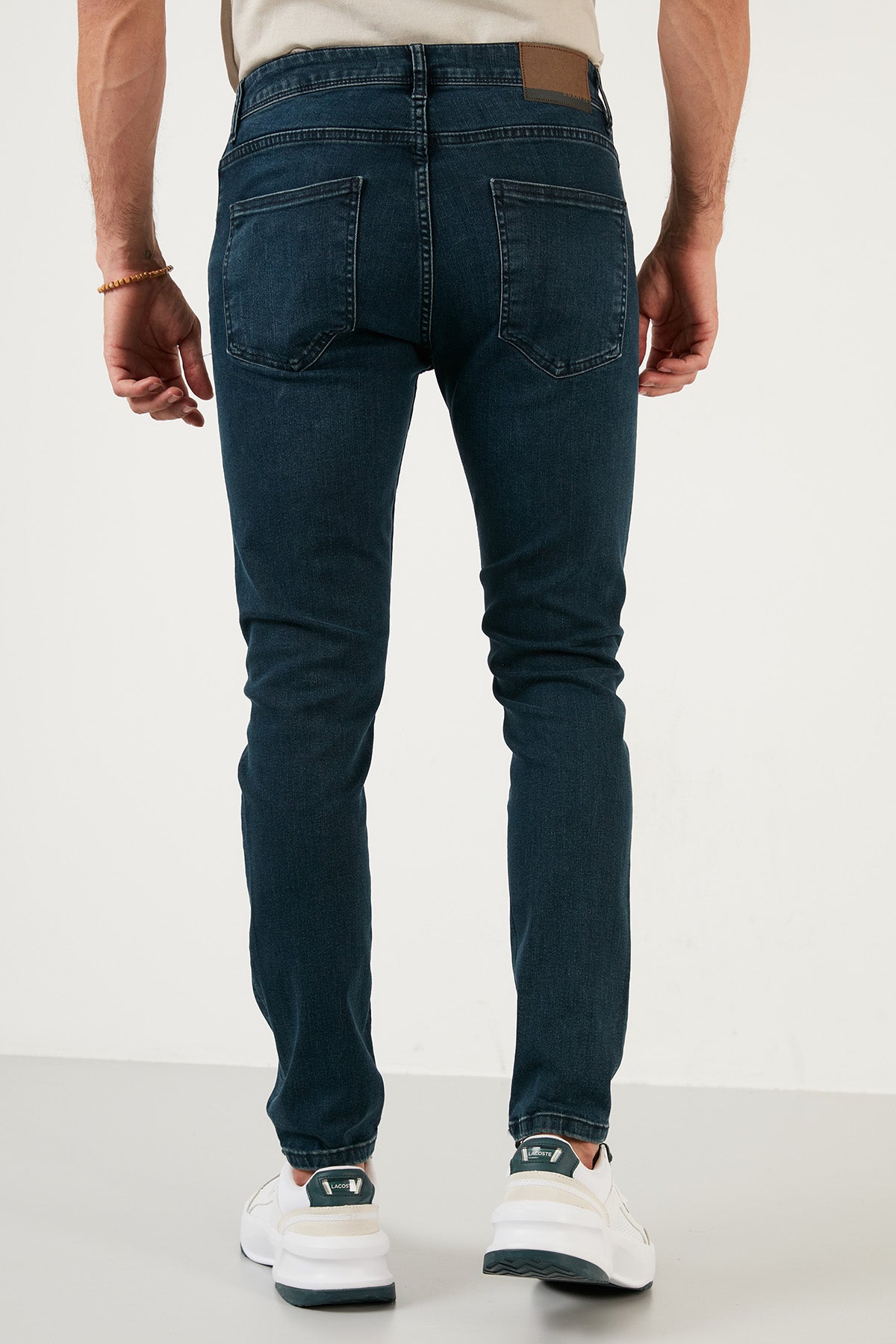 Buratti Pamuklu Normal Bel Slim Fit Dar Paça Jeans Erkek Kot Pantolon 1000H126NAPOLI LACİVERT