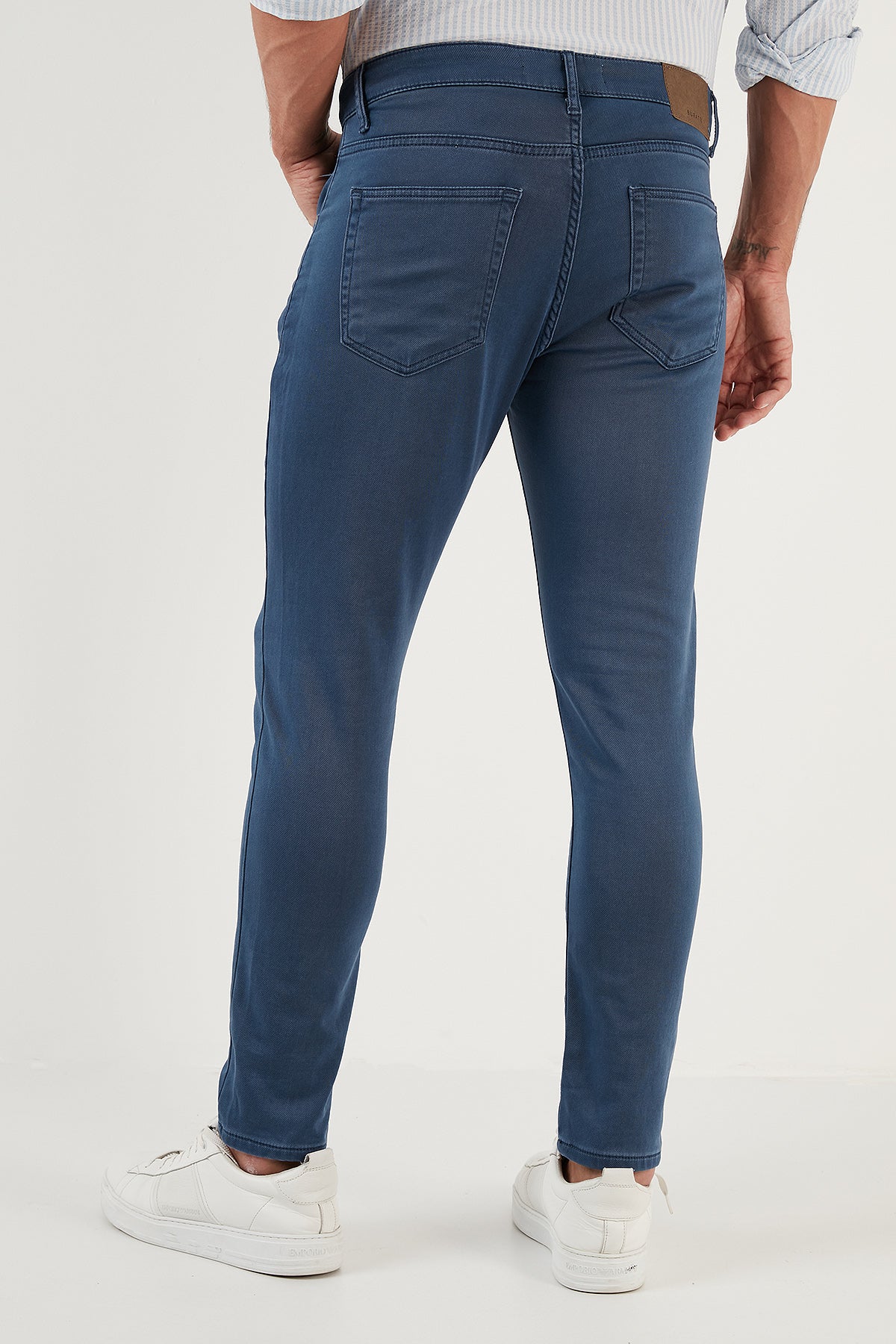 Buratti Pamuklu Normal Bel Dar Paça Slim Fit Jeans Erkek Kot Pantolon 1114D04NAPOLI İNDİGO