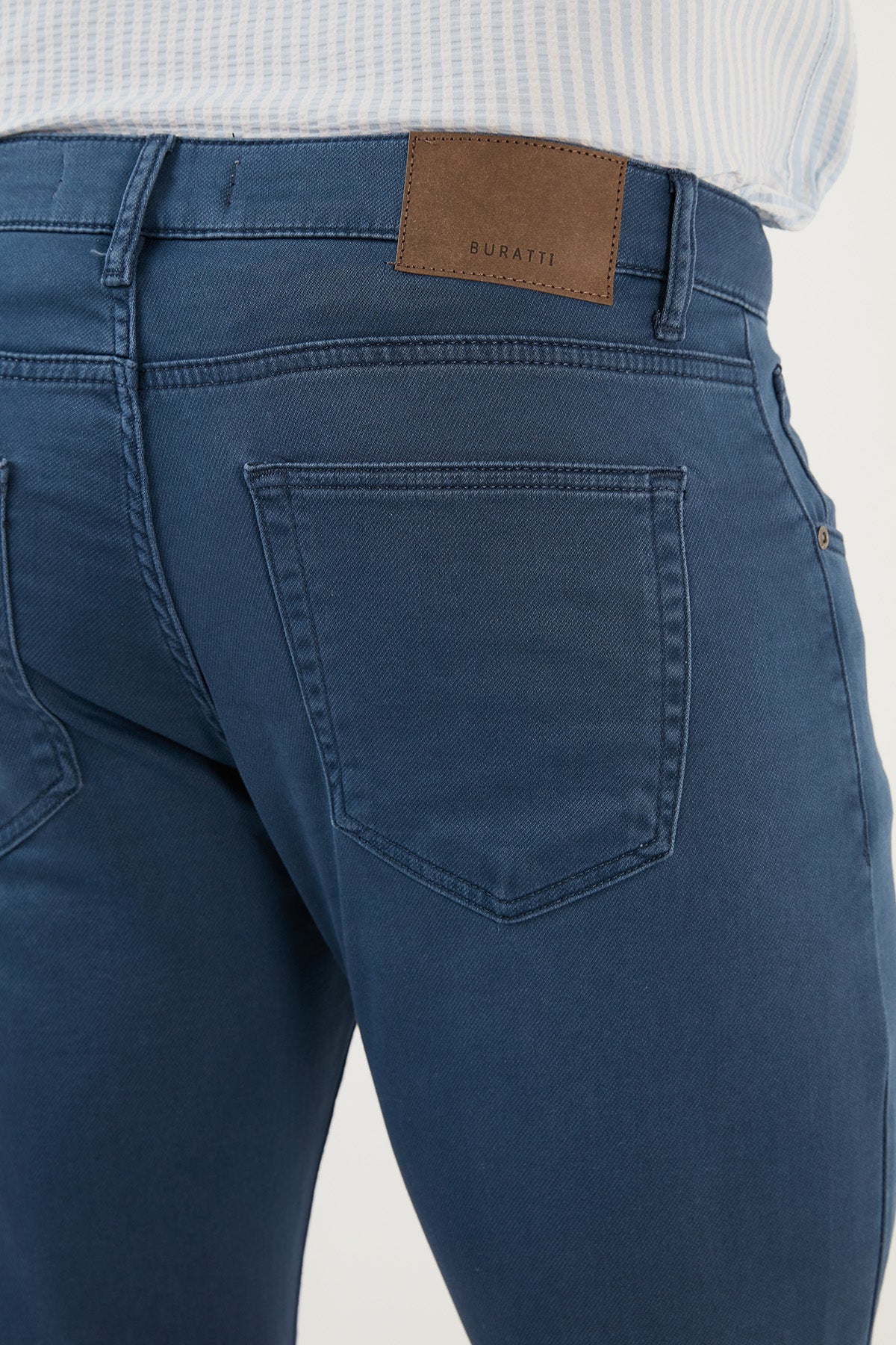 Buratti Pamuklu Normal Bel Dar Paça Slim Fit Jeans Erkek Kot Pantolon 1114D04NAPOLI İNDİGO