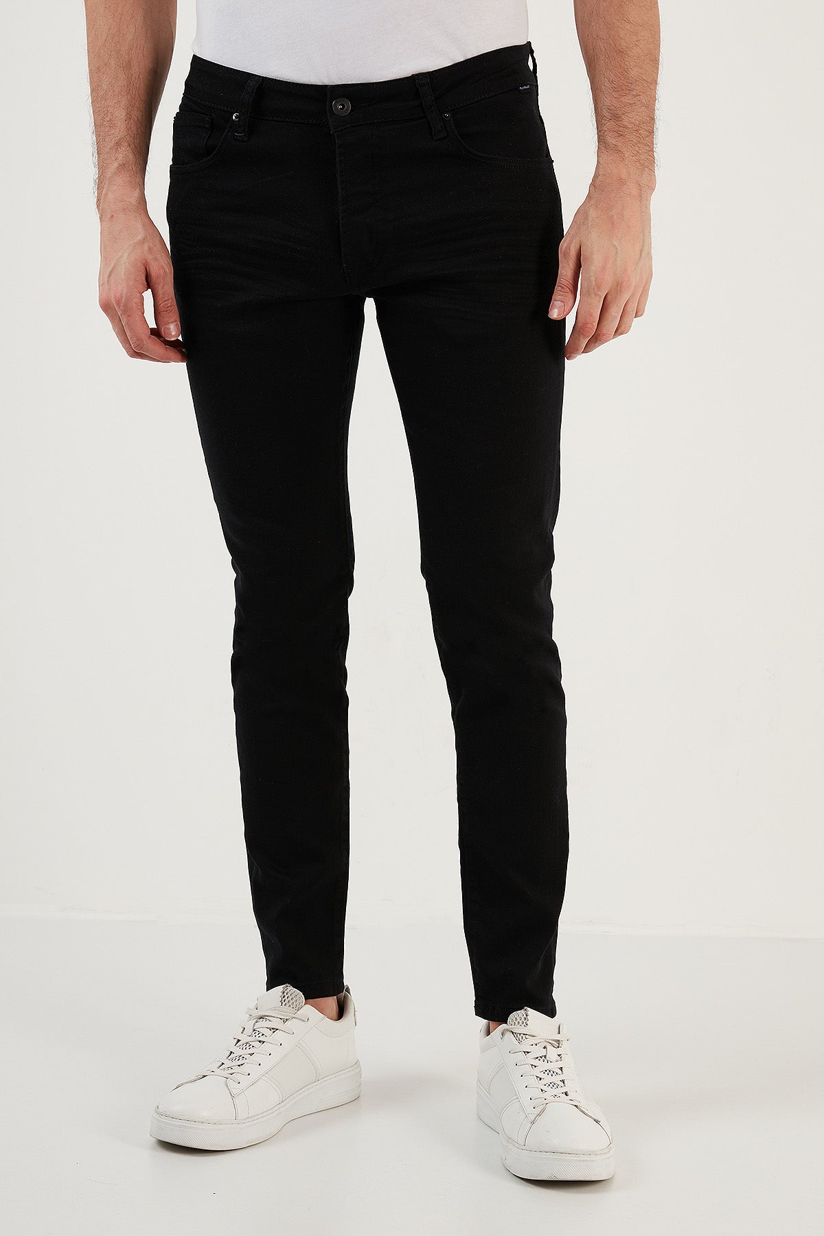 Buratti Coldblack Pamuklu Slim Fit UV Korumalı Serin Tutan Jeans Erkek Kot Pantolon 1115F01NAPOLI SİYAH