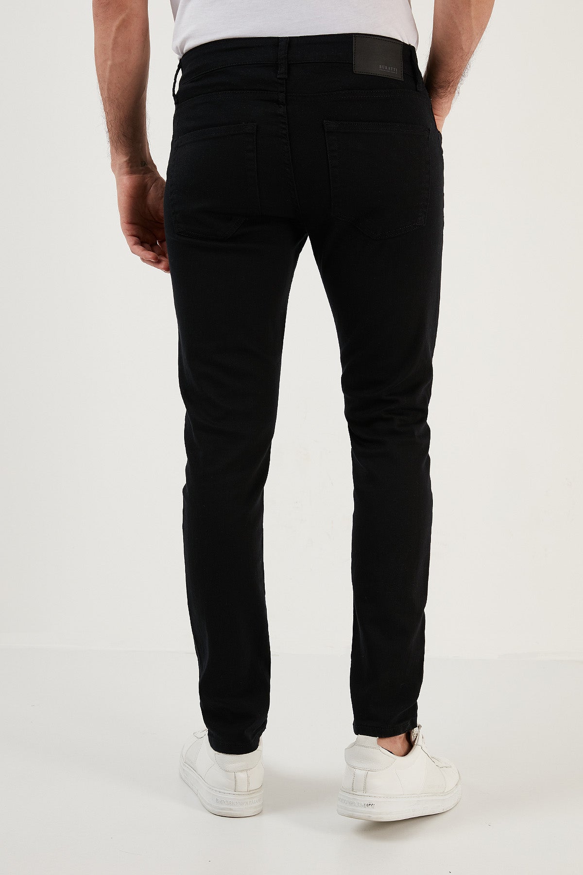 Buratti Coldblack Pamuklu Slim Fit UV Korumalı Serin Tutan Jeans Erkek Kot Pantolon 1115F01NAPOLI SİYAH