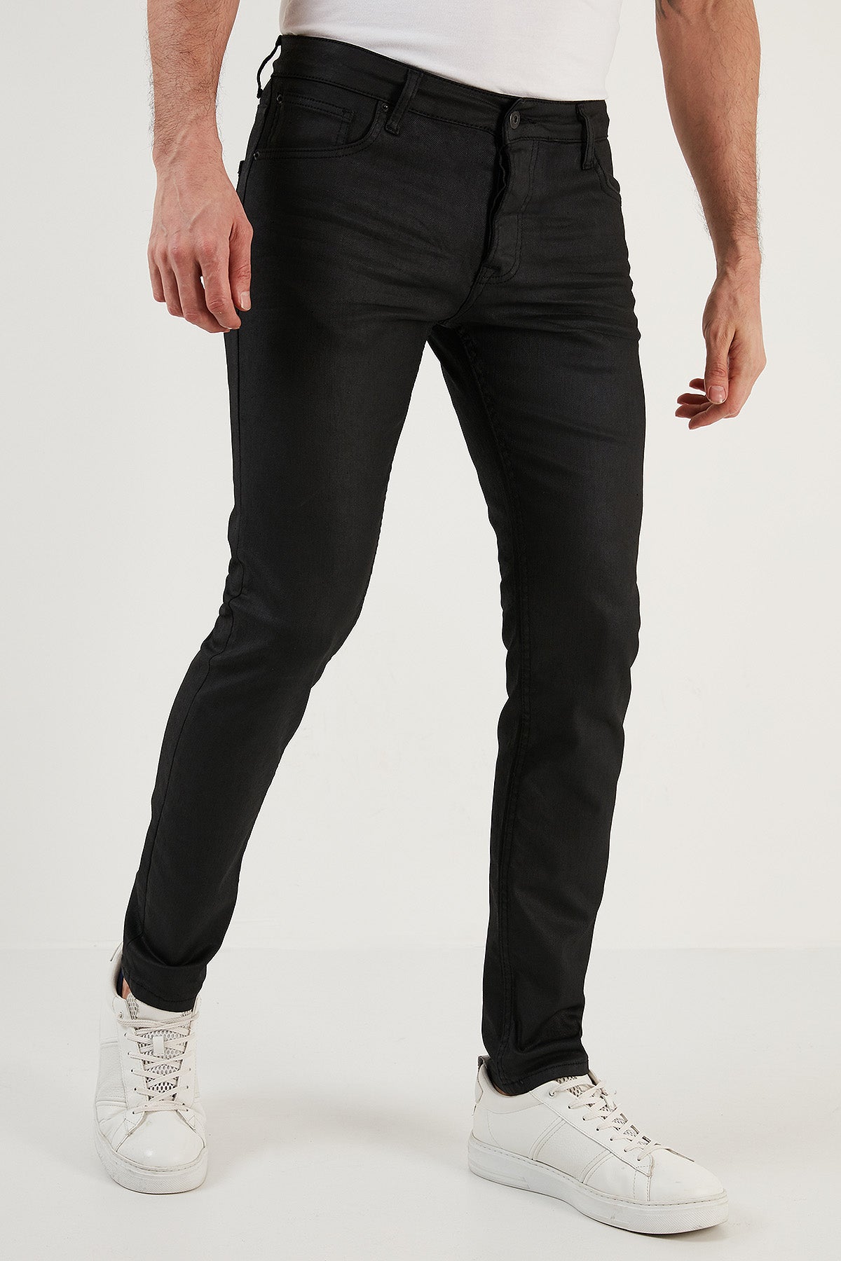 Buratti Pamuklu Normal Bel Slim Fit Dar Paça Jeans Erkek Kot Pantolon 1115F07NAPOLI SİYAH