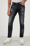 Buratti Pamuklu Normal Bel Slim Fit Dar Paça Jeans Erkek Kot Pantolon 1115M140NAPOLI SİYAH