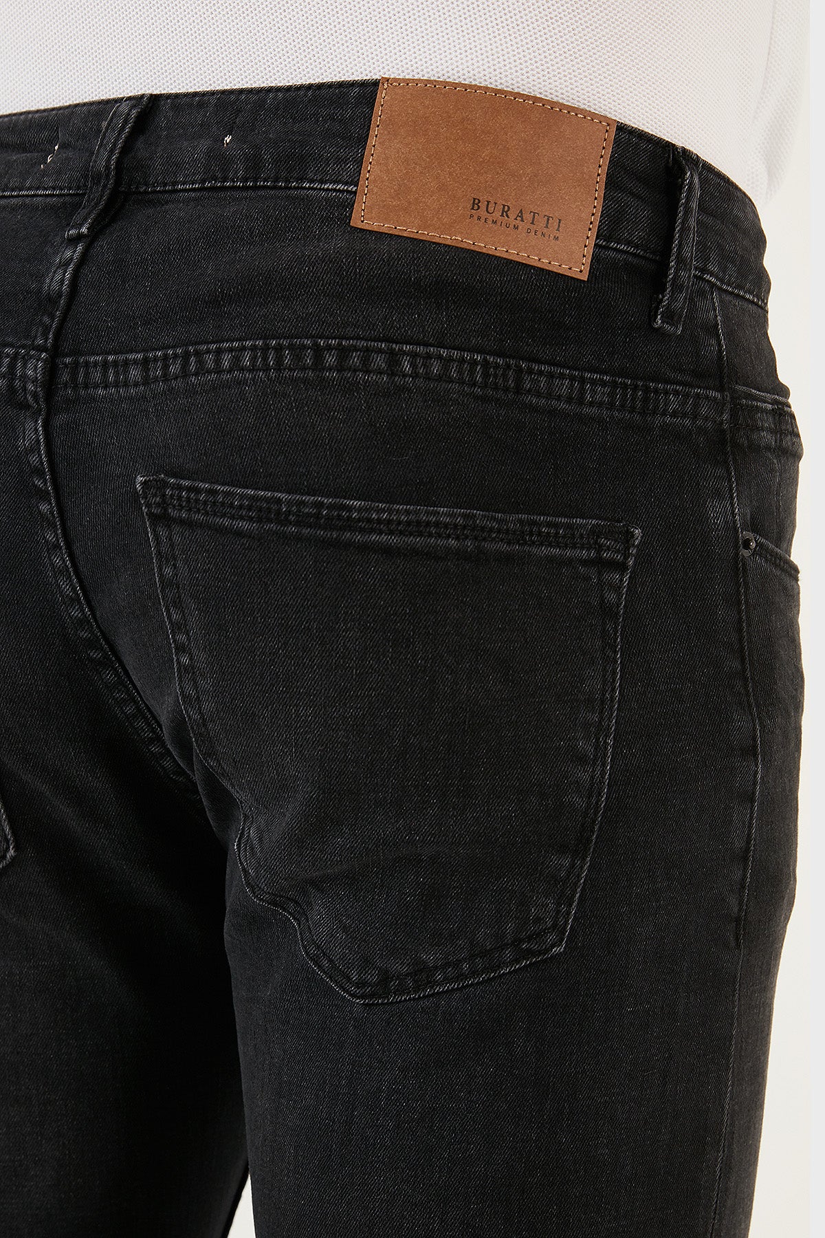 Buratti Pamuklu Normal Bel Slim Fit Dar Paça Jeans Erkek Kot Pantolon 1117M19NAPOLI SİYAH