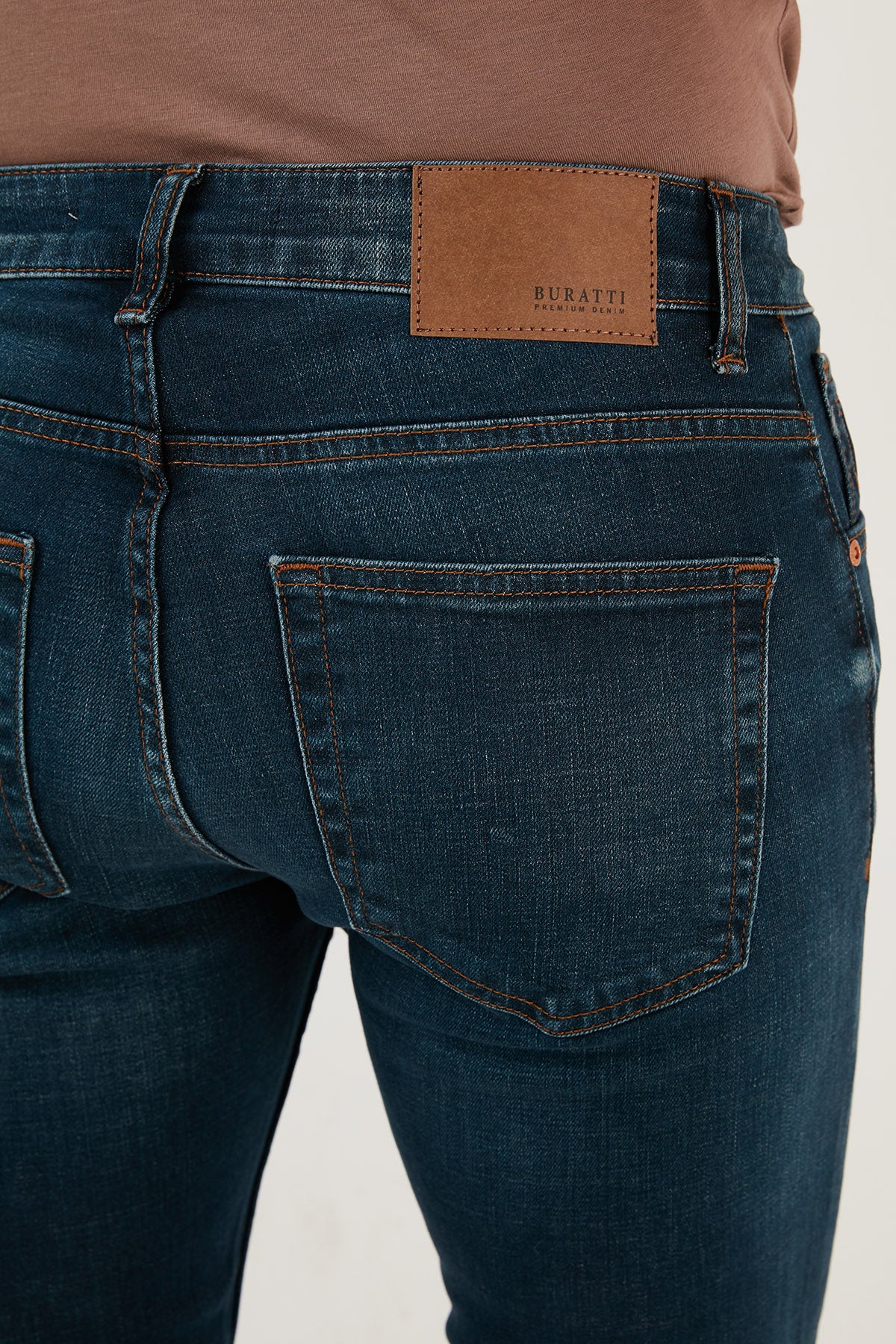 Buratti Pamuklu Normal Bel Slim Fit Dar Paça Jeans Erkek Kot Pantolon 1118F11NAPOLI LACİVERT