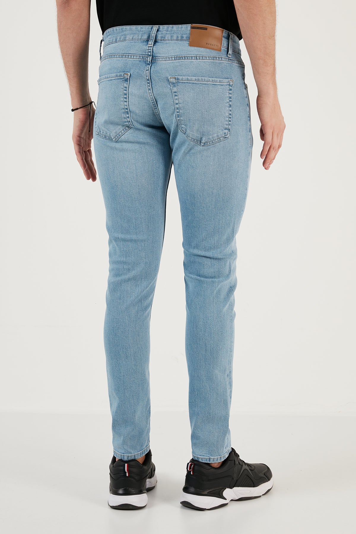 Buratti Pamuklu Normal Bel Slim Fit Dar Paça Jeans Erkek Kot Pantolon 1122J652NAPOLI AÇIK MAVİ