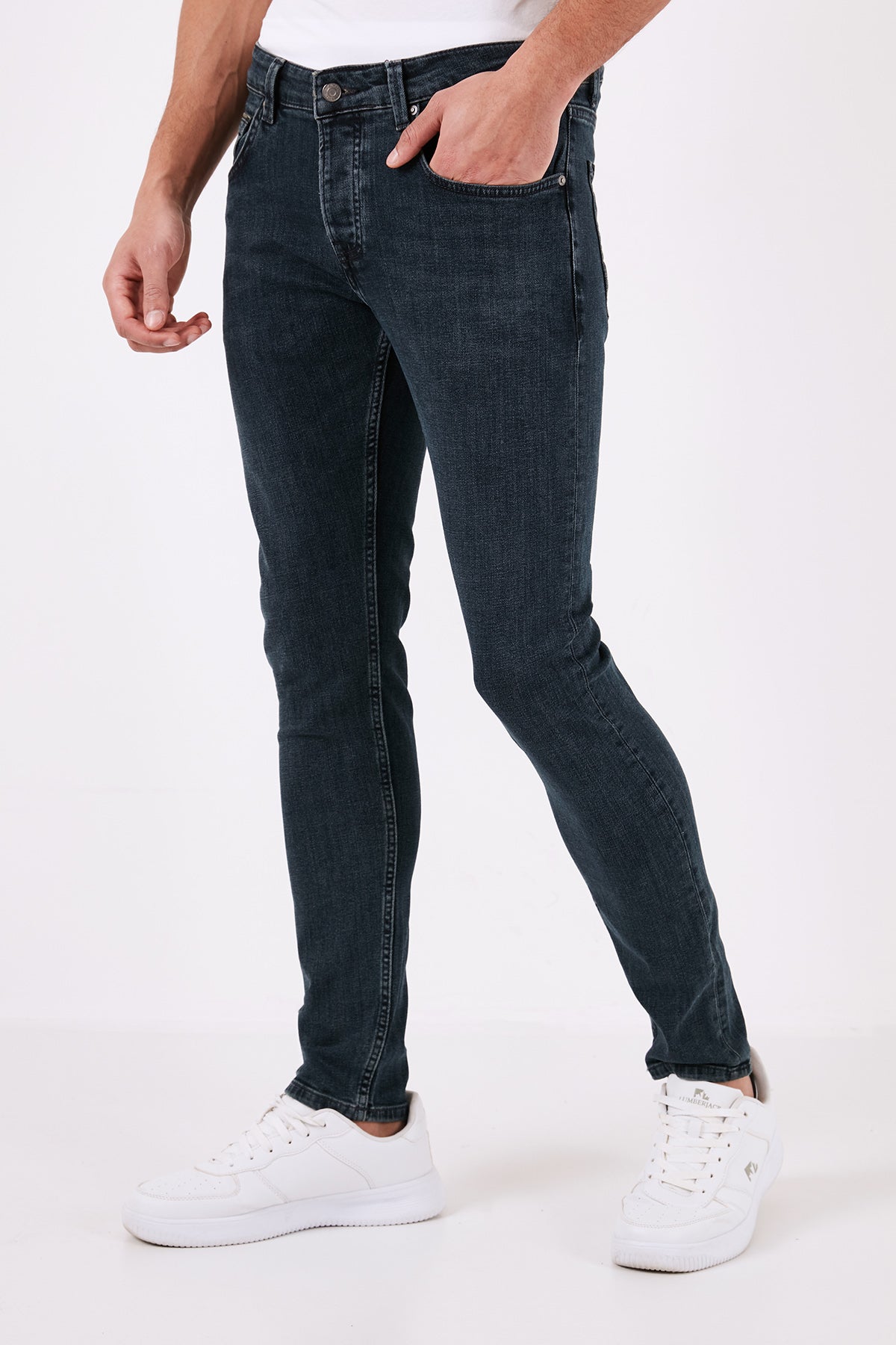 Buratti Pamuklu Normal Bel Slim Fit Dar Paça Jeans Erkek Kot Pantolon 1130J75NAPOLI MAVİ