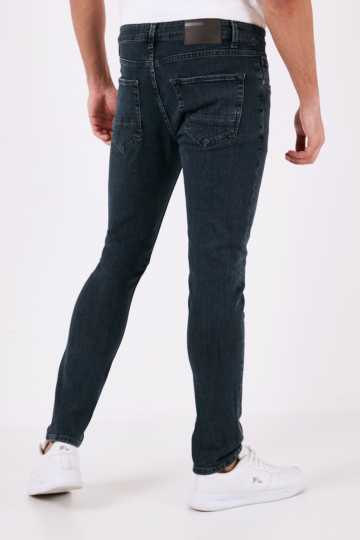 Buratti Pamuklu Normal Bel Slim Fit Dar Paça Jeans Erkek Kot Pantolon 1130J75NAPOLI MAVİ