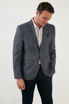 Buratti Slim Fit 6 Drop Tek Yırtmaçlı Blazer Erkek Ceket 216TAZİRO KOYU LACİVERT