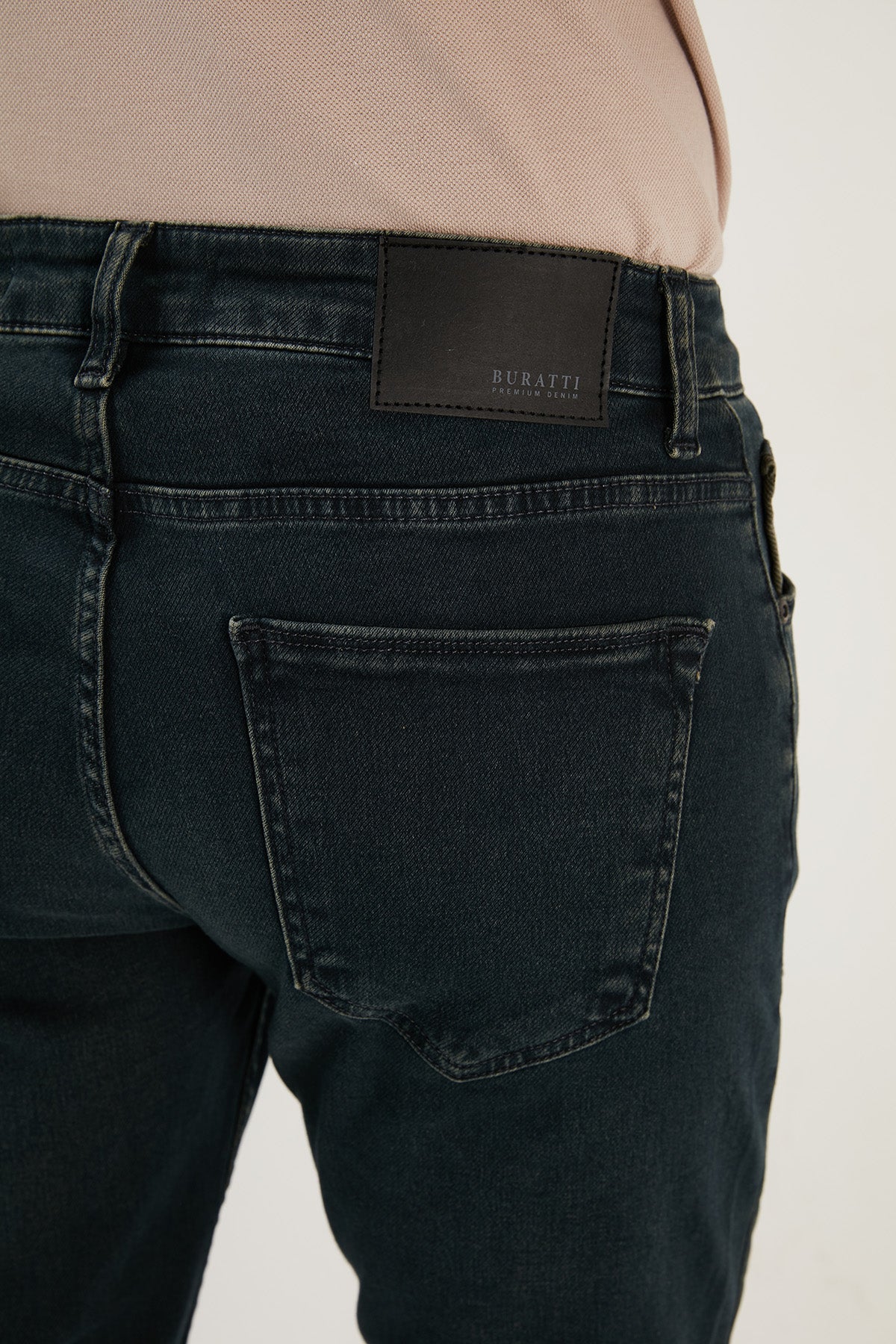 Buratti Pamuklu Normal Bel Regular Fit Boru Paça Jeans Erkek Kot Pantolon 2205M17PARMA LACİVERT