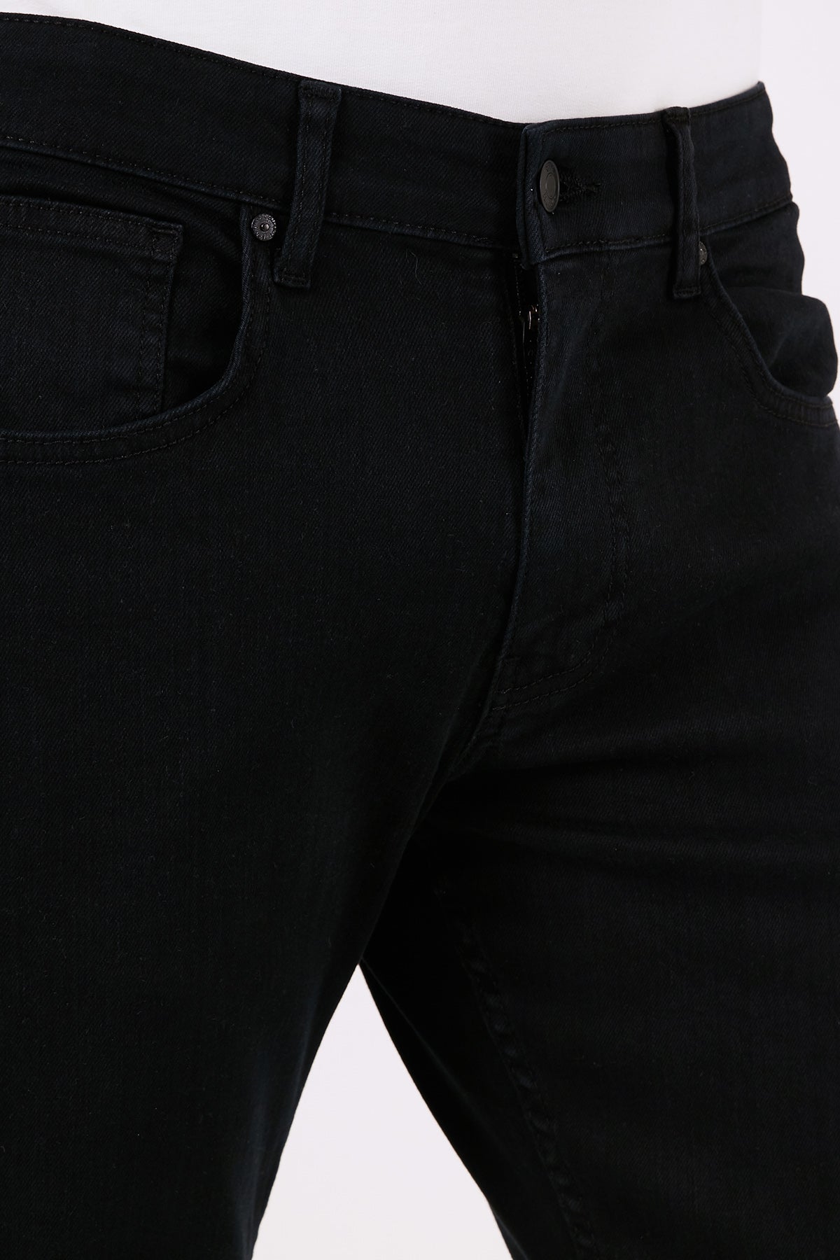 Buratti Pamuklu Yüksek Bel Comfort Fit Boru Paça Jeans Erkek Kot Pantolon 4400J63TEXAS SİYAH