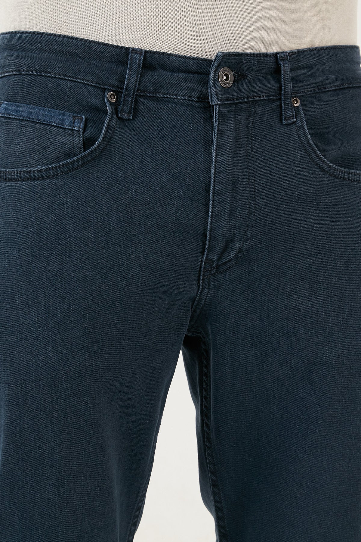 Buratti Pamuklu Yüksek Bel Comfort Fit Boru Paça Jeans Erkek Kot Pantolon 4401J22TEXAS MAVİ