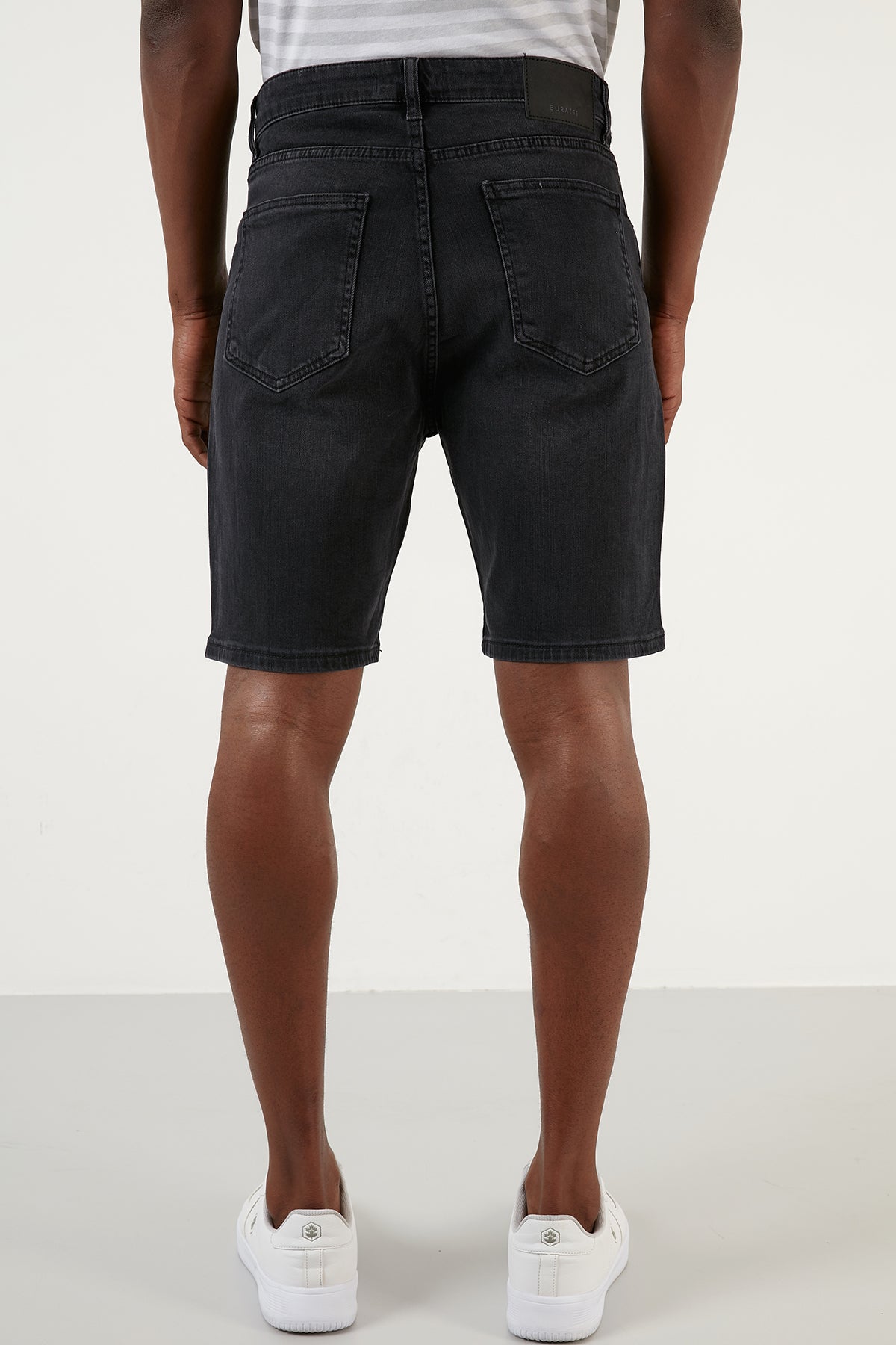 Buratti Pamuklu Cepli Regular Fit Erkek Short 6003M77RELAX SİYAH