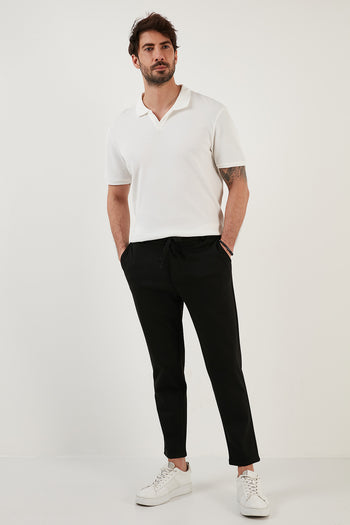 Buratti Slim Fit Normal Bel Düz Paça Erkek Pantolon 6135549 SİYAH