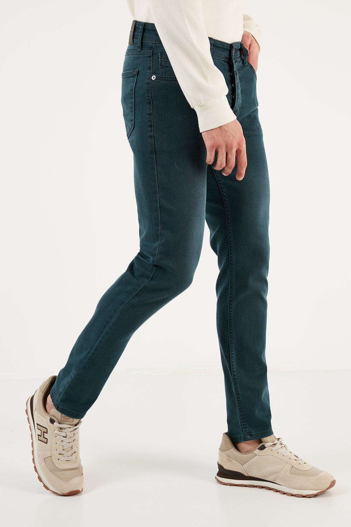 Buratti Pamuklu Normal Bel Regular Fit Jeans Erkek Kot Pantolon 6440303 PETROL