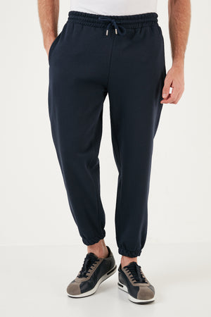 Buratti Pamuklu Belden Bağlamalı Relaxed Fit Jogger Erkek Eşofman Altı 5908015 İNDİGO