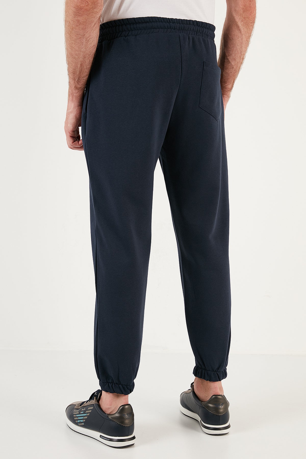 Buratti Pamuklu Belden Bağlamalı Relaxed Fit Jogger Erkek Eşofman Altı 5908015 İNDİGO