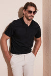 Buratti Pamuklu Regular Fit Düğmeli Erkek Polo T Shirt 4362050 SİYAH