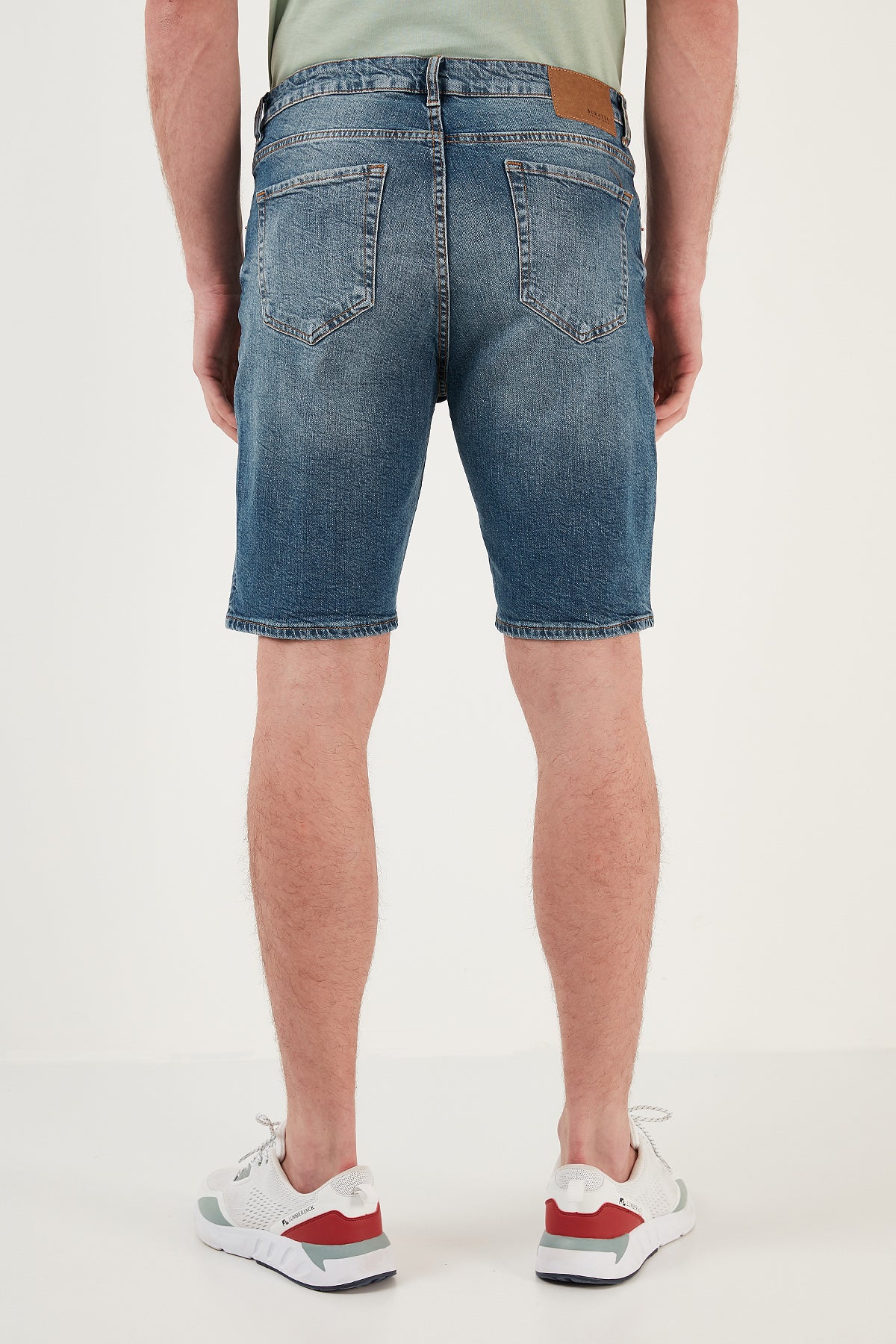 Buratti Pamuklu Normal Bel Slim Fit Denim Erkek Short 4501F03IBIZA AÇIK MAVİ