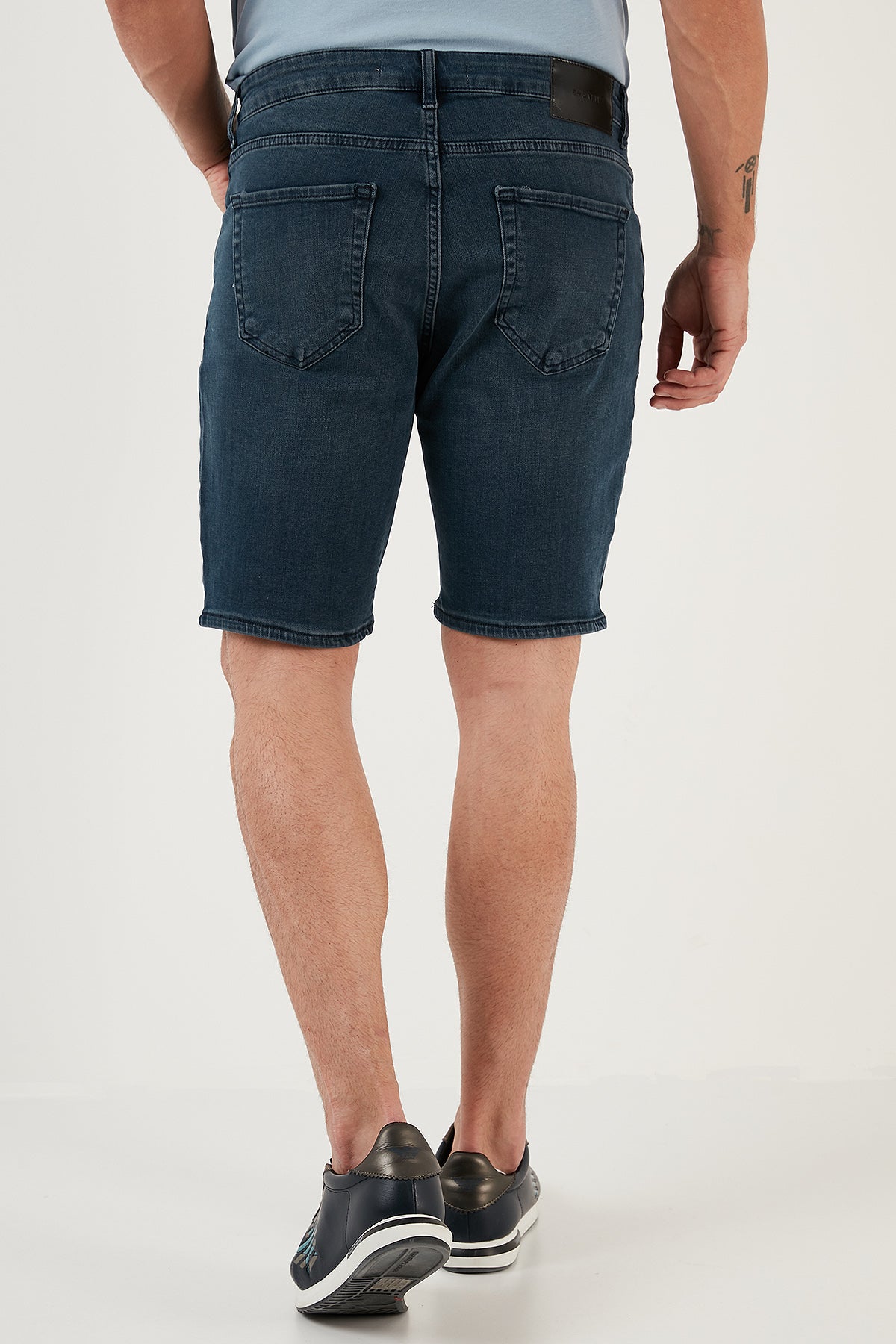 Buratti Pamuklu Normal Bel Slim Fit Erkek Short 4501M11IBIZA MAVİ