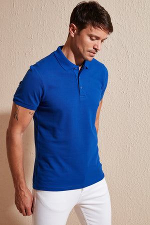 Buratti % 100 Pamuk Düğmeli Regular Fit Erkek Polo T Shirt 5902127 SAKS