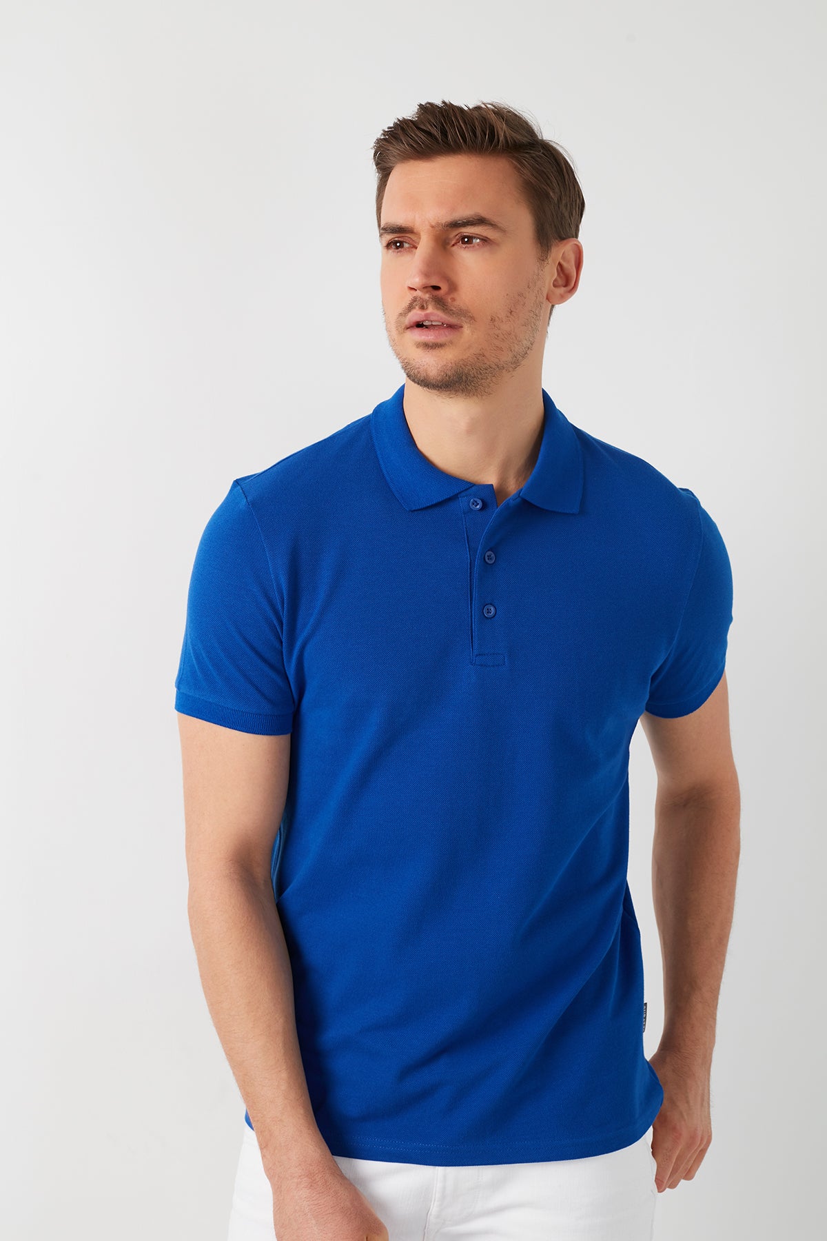 Buratti % 100 Pamuk Düğmeli Regular Fit Erkek Polo T Shirt 5902127 SAKS