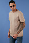 Buratti Regular Fit Bisiklet Yaka Pamuklu Basic Erkek T Shirt 5902271 VİZON