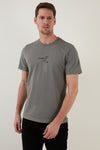 Buratti % 100 Pamuk Regular Fit Bisiklet Yaka Erkek T Shirt 5902623 AÇIK HAKİ