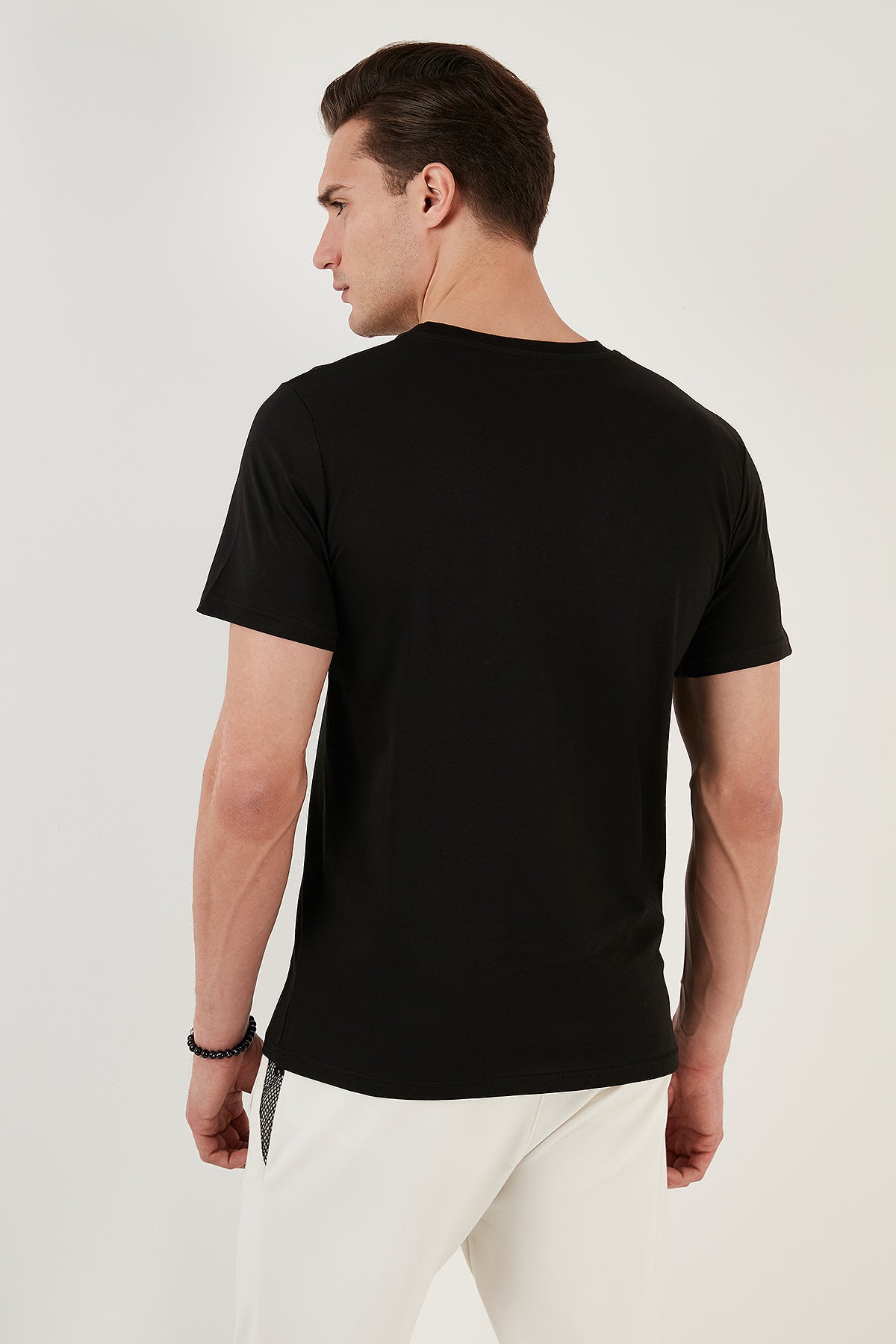 Buratti % 100 Pamuk Regular Fit Bisiklet Yaka Erkek T Shirt 5902624 SİYAH