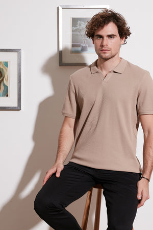 Buratti Pamuklu Regular Fit Erkek Polo Yaka T Shirt 5902645 TAŞ