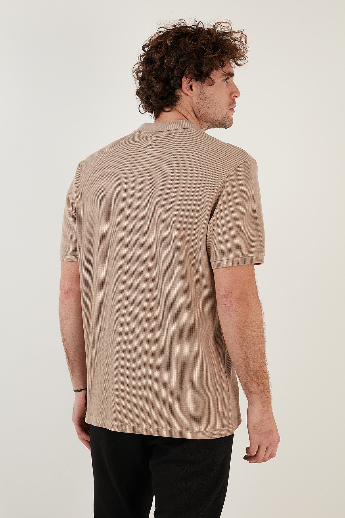 Buratti Pamuklu Regular Fit Erkek Polo Yaka T Shirt 5902645 TAŞ