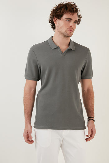 Buratti Pamuklu Regular Fit Erkek Polo T Shirt 5902645 AÇIK HAKİ